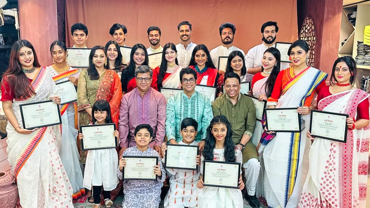 জমকালো আয়োজনে ‘বিশ্বরঙ বৈশাখী মুখ’-এর বিজয়ীদের সংবর্ধনা