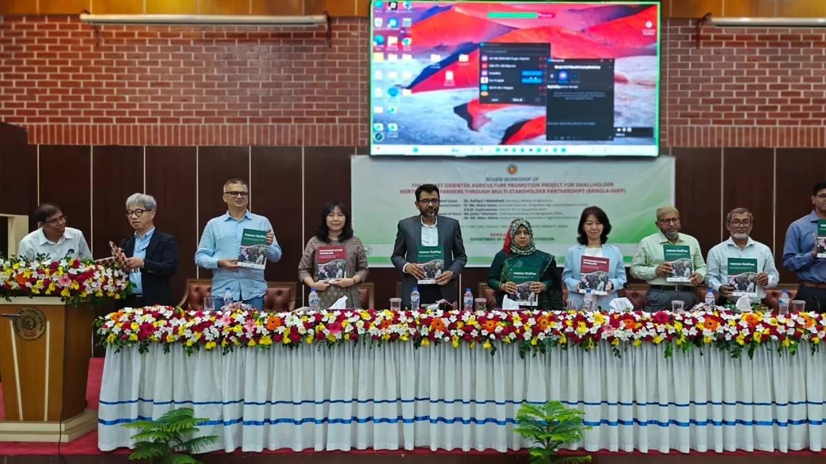 জাইকা ও ডিএইর বাংলা-শেপ প্রকল্পে সফলতা পাচ্ছেন ক্ষুদ্র কৃষকরা