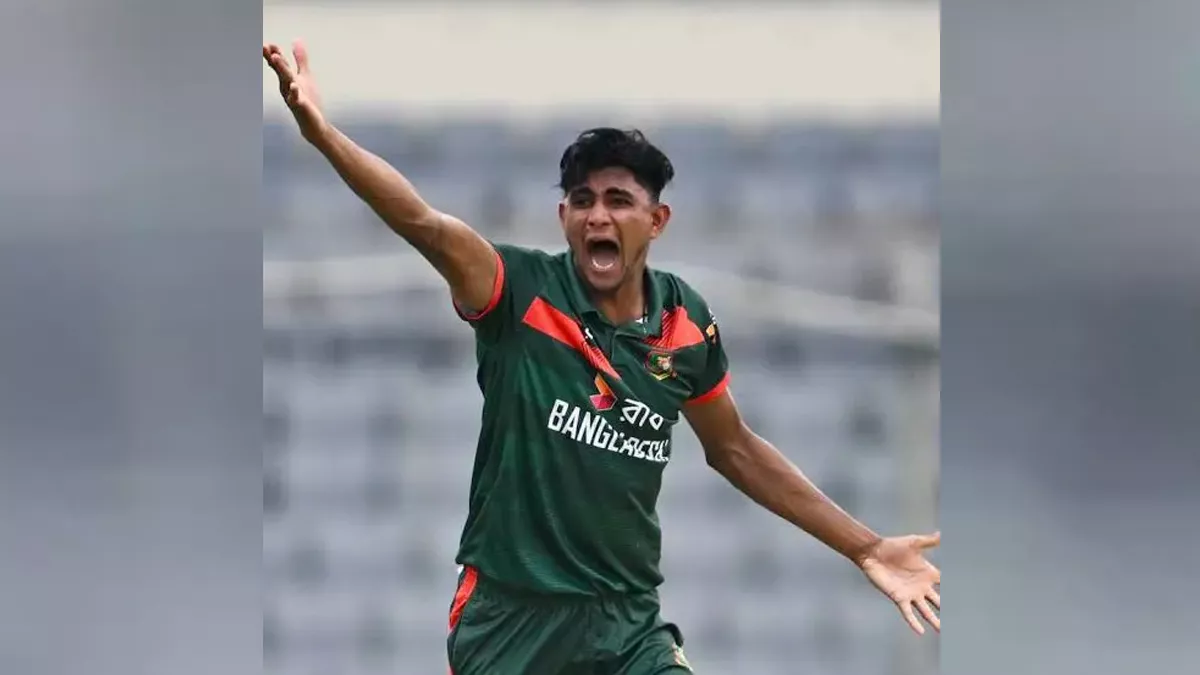 অগ্নিঝরা বোলিংয়ে আইসিসির মাসসেরা নাহিদ রানা