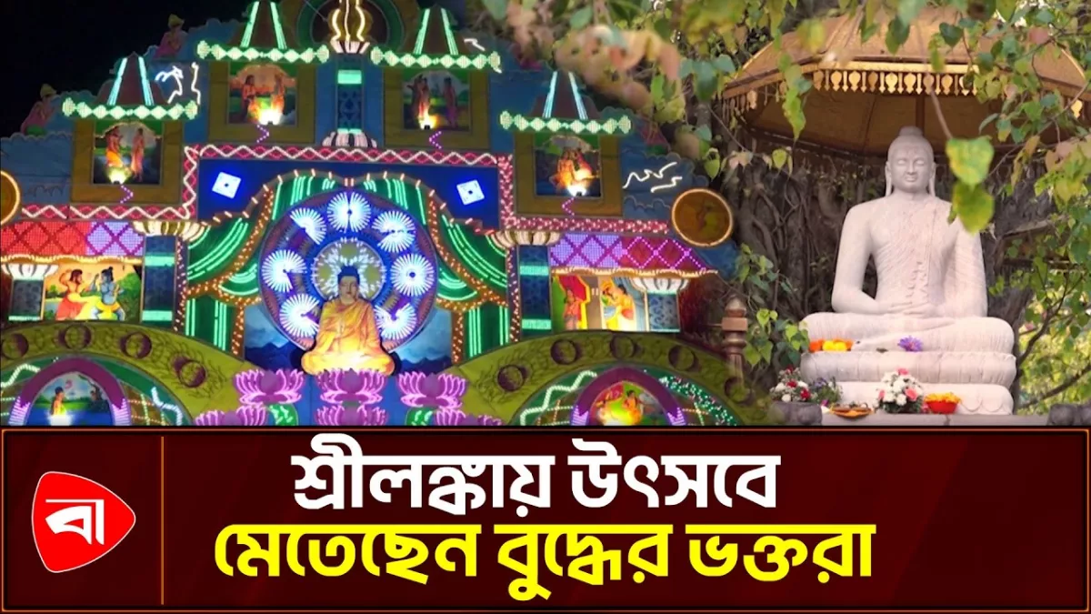 বুদ্ধের জন্মদিন উপলক্ষে শ্রীলঙ্কার ভক্তদের উদযাপন