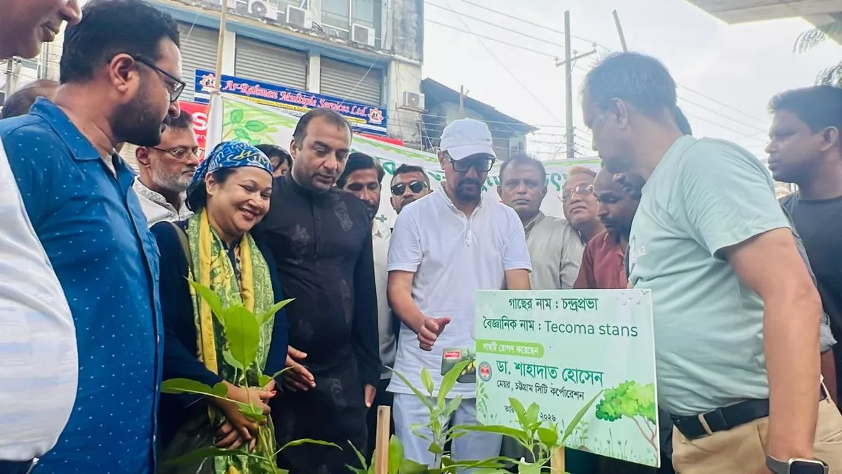গ্রীন চট্টগ্রাম গড়তে লাগানো হচ্ছে ১০ লাখ গাছ: চসিক মেয়র
