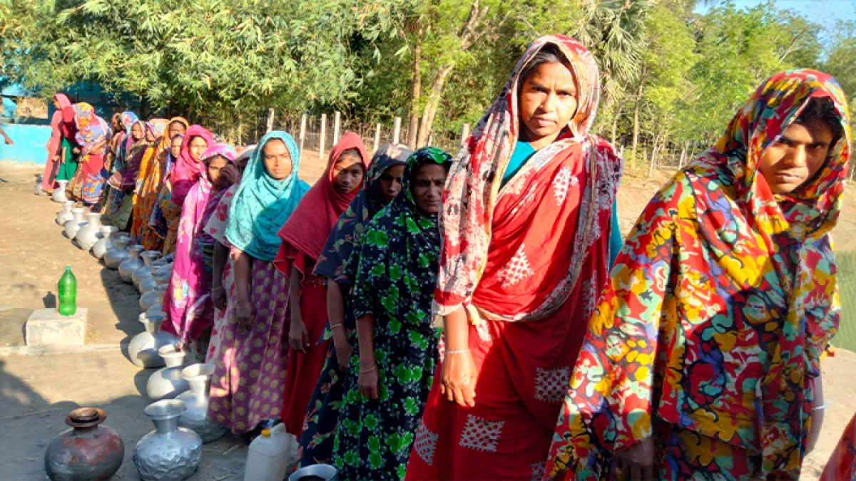 ২৫ মে আইলার ১৭তম বর্ষ, খাওয়ার পানির তীব্র সংকট 