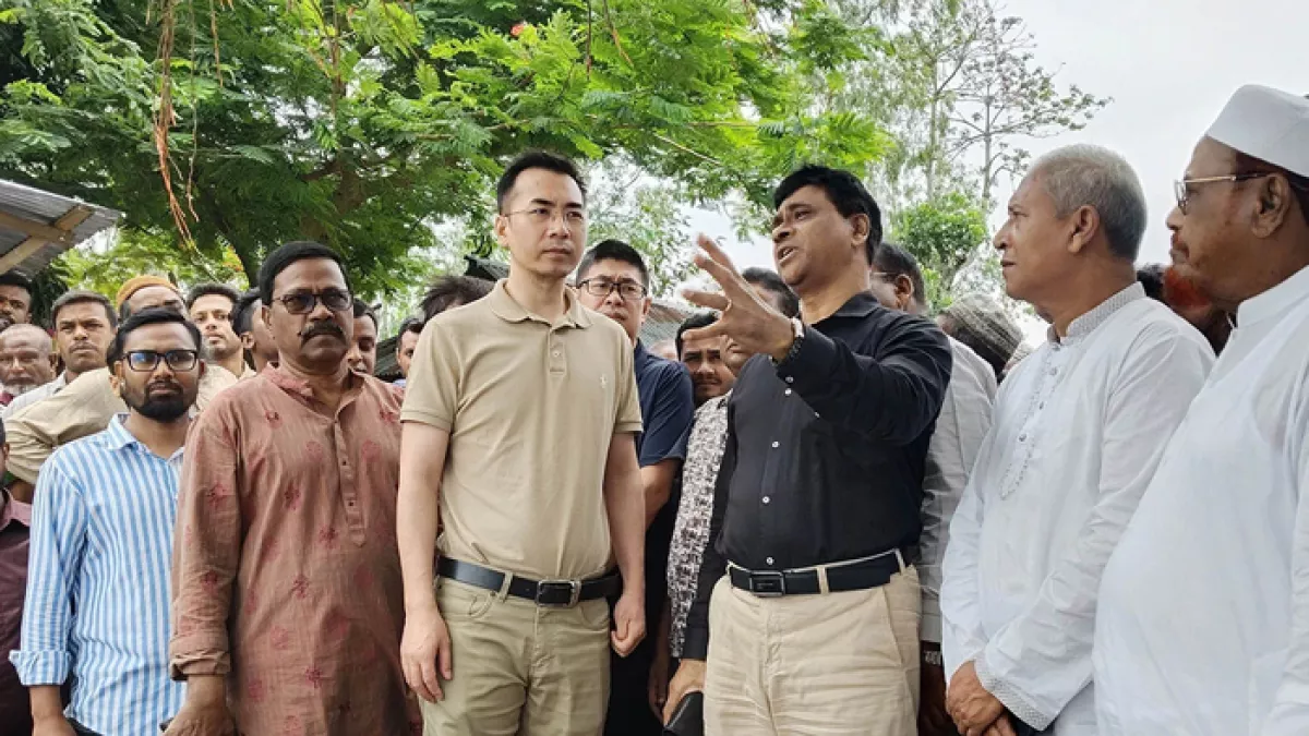 কুড়িগ্রামে বাংটুর ঘাট সেতুর সম্ভাব্যতা যাচাইয়ে চীনা প্রতিনিধি দল