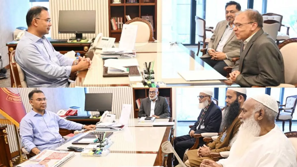 প্রধানমন্ত্রীর সঙ্গে টিআইবি নির্বাহী পরিচালক ও ওয়াকফ প্রশাসকের সাক্ষাৎ