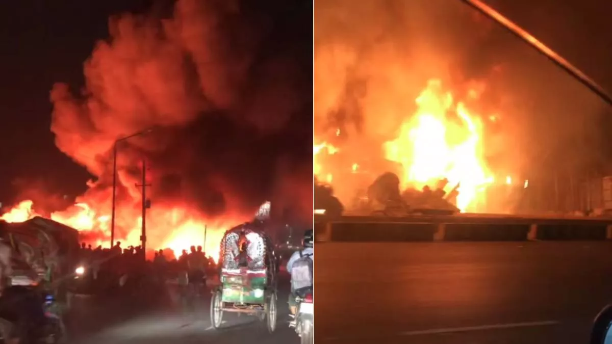 কালশীর বস্তিতে আগুন, নিয়ন্ত্রণে ১৩ ইউনিট