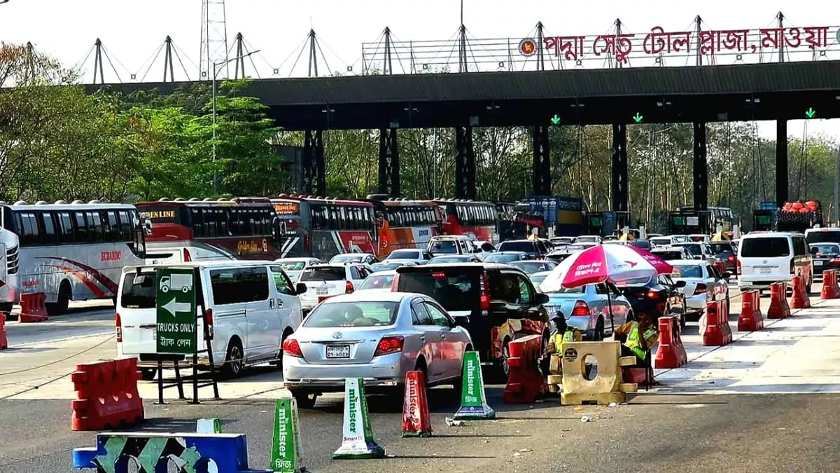 পদ্মা সেতুতে ১২ ঘণ্টায় টোল আদায় দুই কোটি ৪১ লাখ টাকা