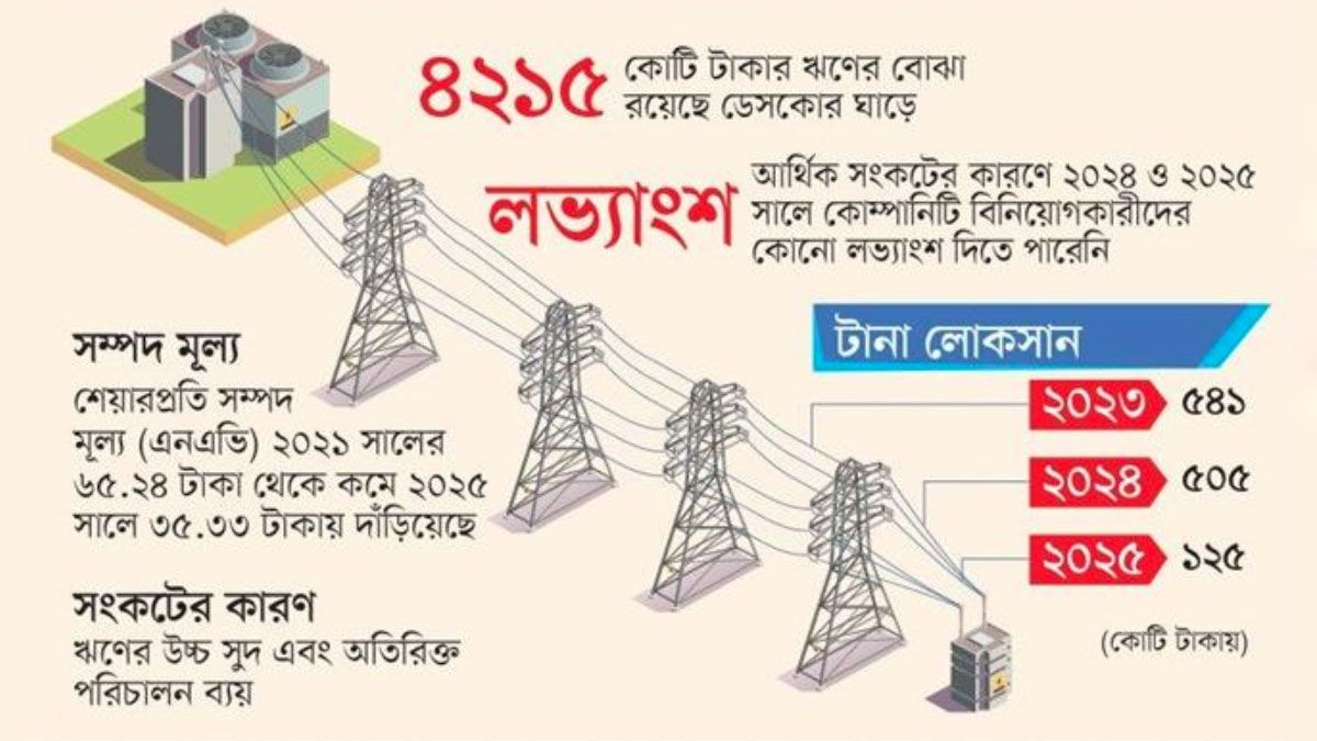 ডেসকোর নাজুক দশা