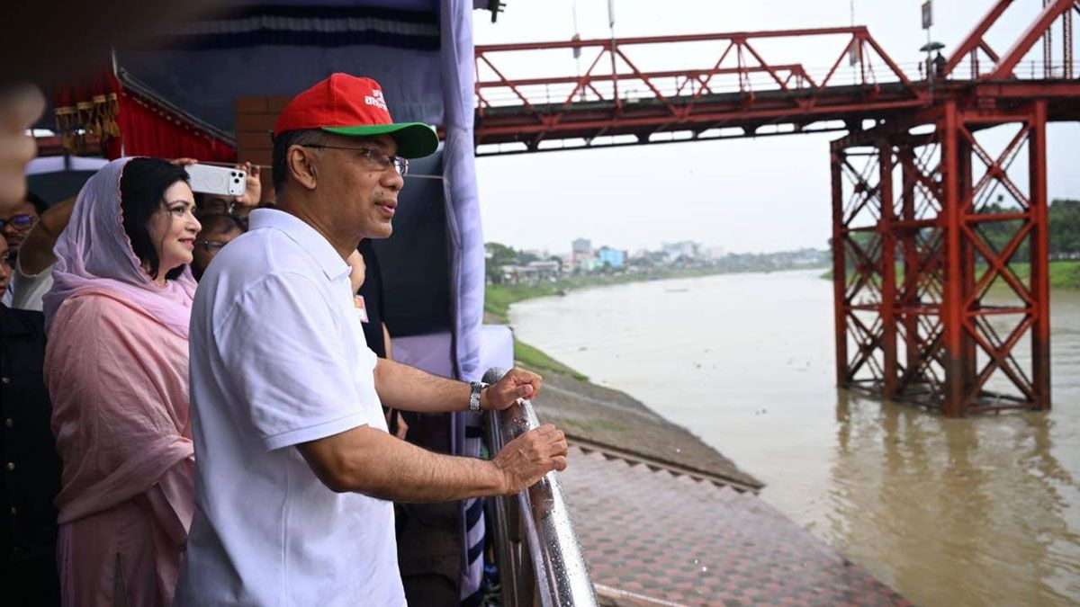 সুরমার সৌন্দর্যবর্ধন ও বন্যা প্রতিরোধ প্রকল্প উদ্বোধন প্রধানমন্ত্রীর