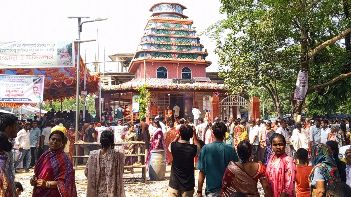 হালুয়াঘাটে শ্রী শ্রী কামাক্ষ্যা মাতার বার্ষিক বড় পূজা অনুষ্ঠিত