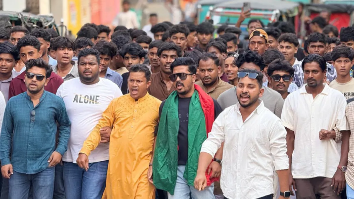 নবীনগরে নিষিদ্ধ ছাত্রলীগের বিরুদ্ধে ছাত্রদলের প্রতিবাদী মিছিল
