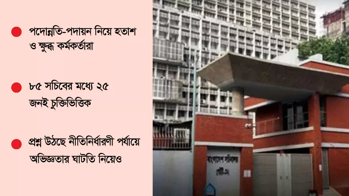 নতুন সরকারের চোখও চুক্তিনির্ভর প্রশাসনে!