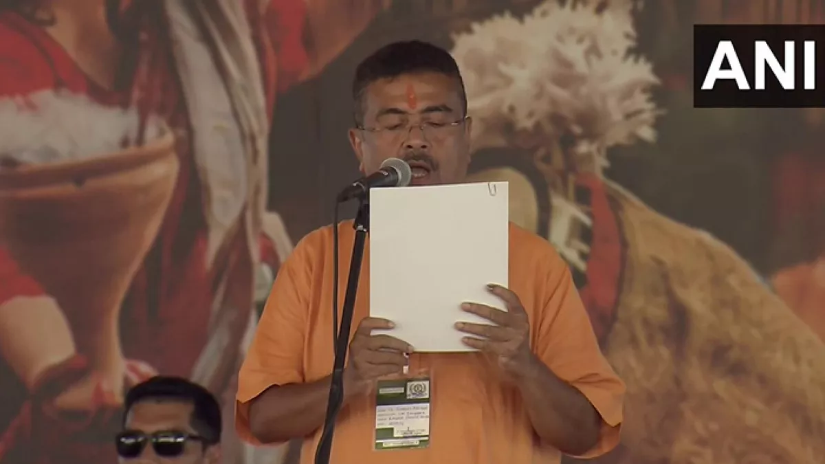 পশ্চিমবঙ্গে বিজেপির প্রথম মুখ্যমন্ত্রী শুভেন্দু অধিকারী