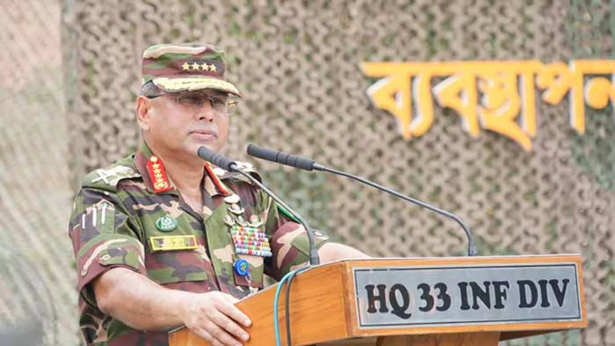 দেশ স্থিতিশীল হওয়ায় সেনারা ব্যারাকে ফিরছেন: সেনাপ্রধান
