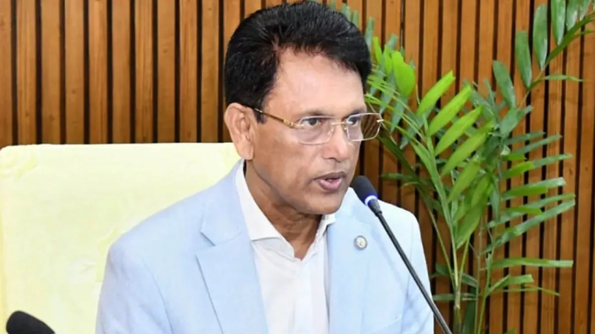প্রাথমিক ও গণশিক্ষা মন্ত্রী আ ন ম এহছানুল হক মিলন। ছবি: বাসস
