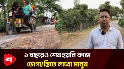 নওগাঁয় গাছ কাটার অজুহাতে বছর পার, ভোগান্তিতে লাখো মানুষ