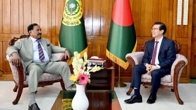 স্পিকারের সঙ্গে দক্ষিণ কোরিয়ার রাষ্ট্রদূতের সৌজন্য সাক্ষাৎ