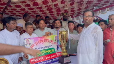 দেড় লাখ টাকার টুর্নামেন্টে চ্যাম্পিয়ন বজলুর রহমান স্পোর্টিং ক্লাব
