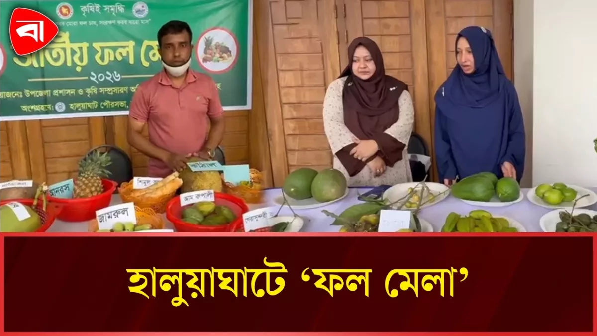 হালুয়াঘাটে তিন দিনব্যাপী ‘ফল মেলা’ শুরু