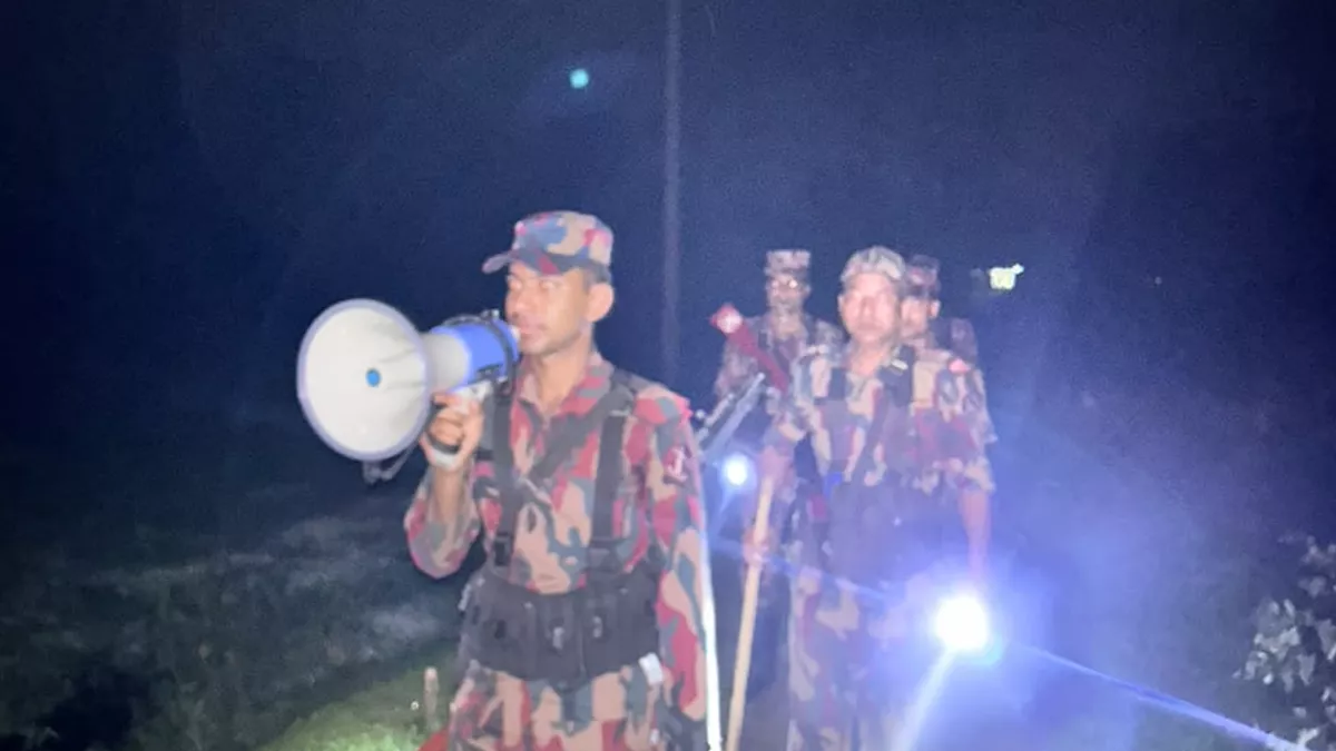 নালিতাবাড়ী সীমান্তে পুশইনের চেষ্টা রুখে দিল বিজিবি