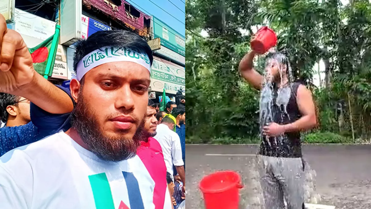 দুধ দিয়ে গোসল করে দল ছাড়লেন জামায়াত কর্মী