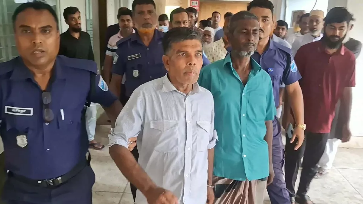 কারাদণ্ডপ্রাপ্ত আসামি। ছবি: প্রতিদিনের বাংলাদেশ  