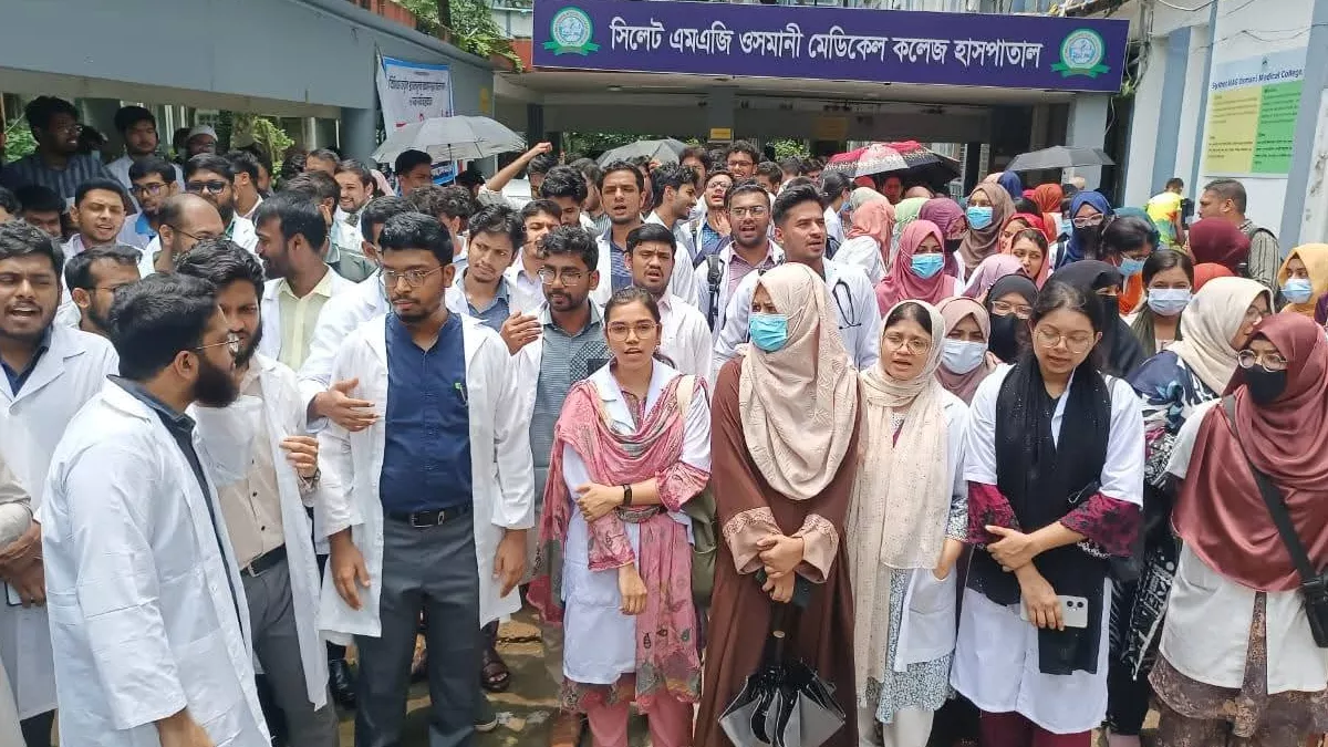 সিলেটে ওসমানী মেডিক্যালের ইন্টার্ন চিকিৎসকদের অনির্দিষ্টকালের কর্মবিরতি