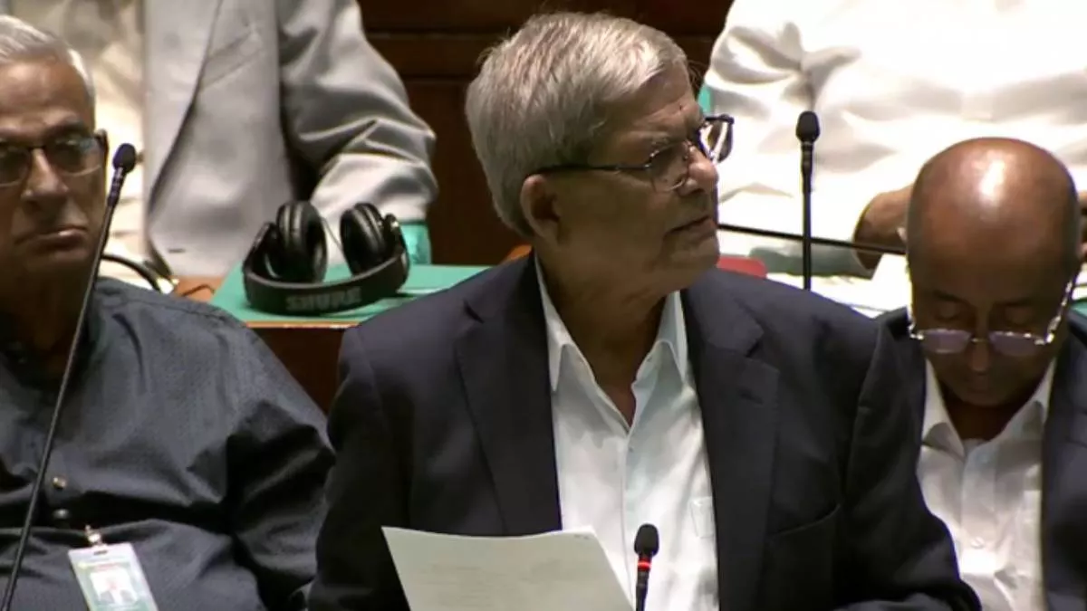 স্থানীয় সরকার, পল্লী উন্নয়ন ও সমবায়মন্ত্রী মির্জা ফখরুল ইসলাম আলমগীর। ছবি: ভিডিও থেকে