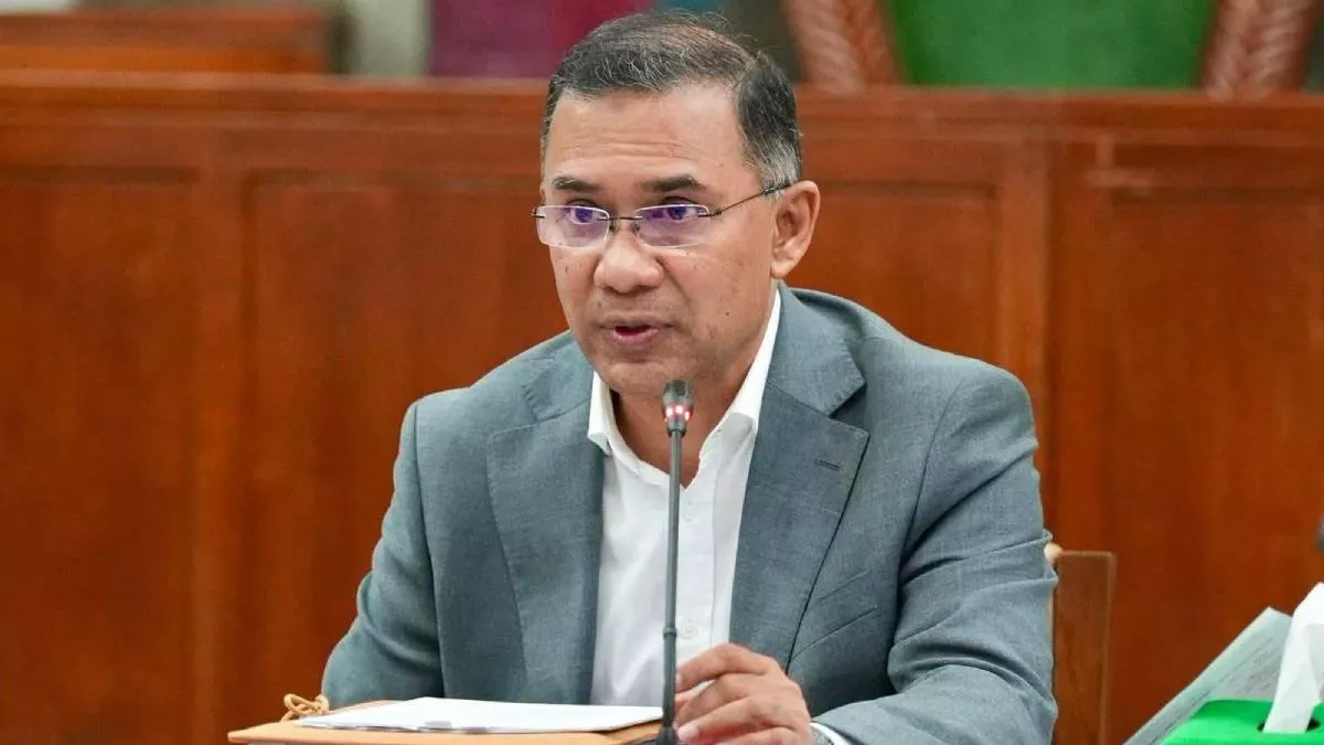 অনুষ্ঠিতব্য ‘প্রাথমিক বিদ্যালয় গোল্ডকাপ ফুটবল টুর্নামেন্ট (বালক-বালিকা) ২০২৬’ উপলক্ষ্যে শুক্রবার বাণী দিয়েছেন প্রধানমন্ত্রী তারেক রহমান। ছবি: প্রধানমন্ত্রীর কার্যালয়