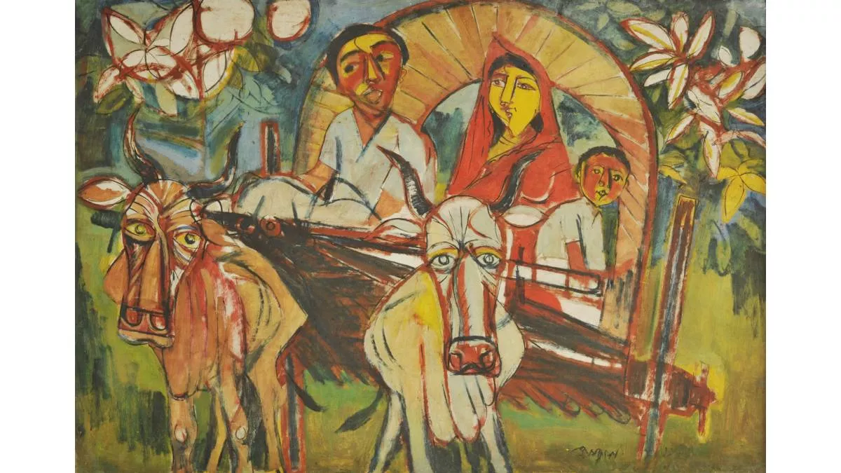 কামরুল হাসানের চিত্রকর্ম ‘নাইওর’