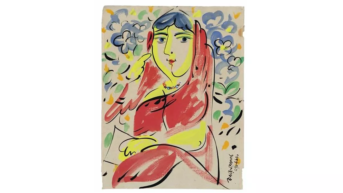 কামরুল হাসানের চিত্রকর্ম।