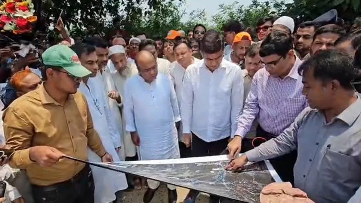 জিয়াউর রহমানের স্মৃতিবিজড়িত পাতলী খাল পরিদর্শনে পানিসম্পদ প্রতিমন্ত্রী