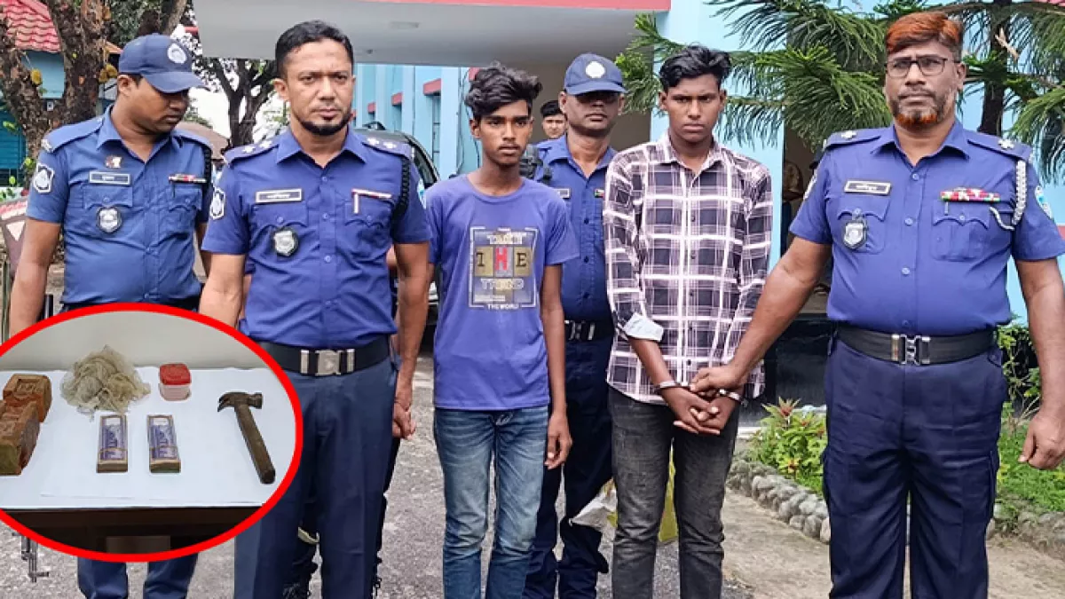 রাঙামাটির বরকল উপজেলার শুভলং এলাকায় গৃহবধূ হত্যাকাণ্ডের ঘটনায় নিহতের আপন ভাতিজাসহ দুই যুবককে গ্রেপ্তার করেছে পুলিশ। প্রবা ফটো 