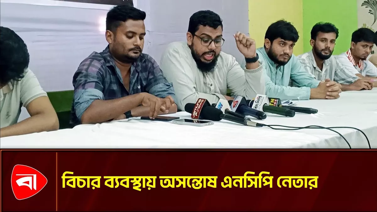 বিচার ব্যবস্থাকে দলীয়করণের অভিযোগ এনসিপি নেতার