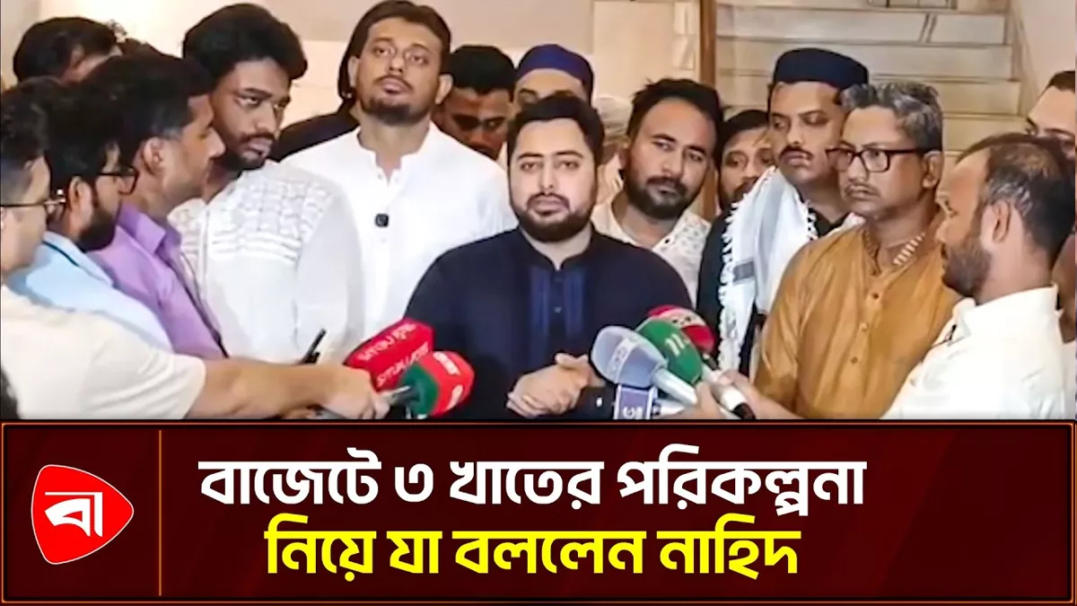 বাজেটে ৩ খাতে ‘মৌলিক সমস্যা’ দেখছেন নাহিদ