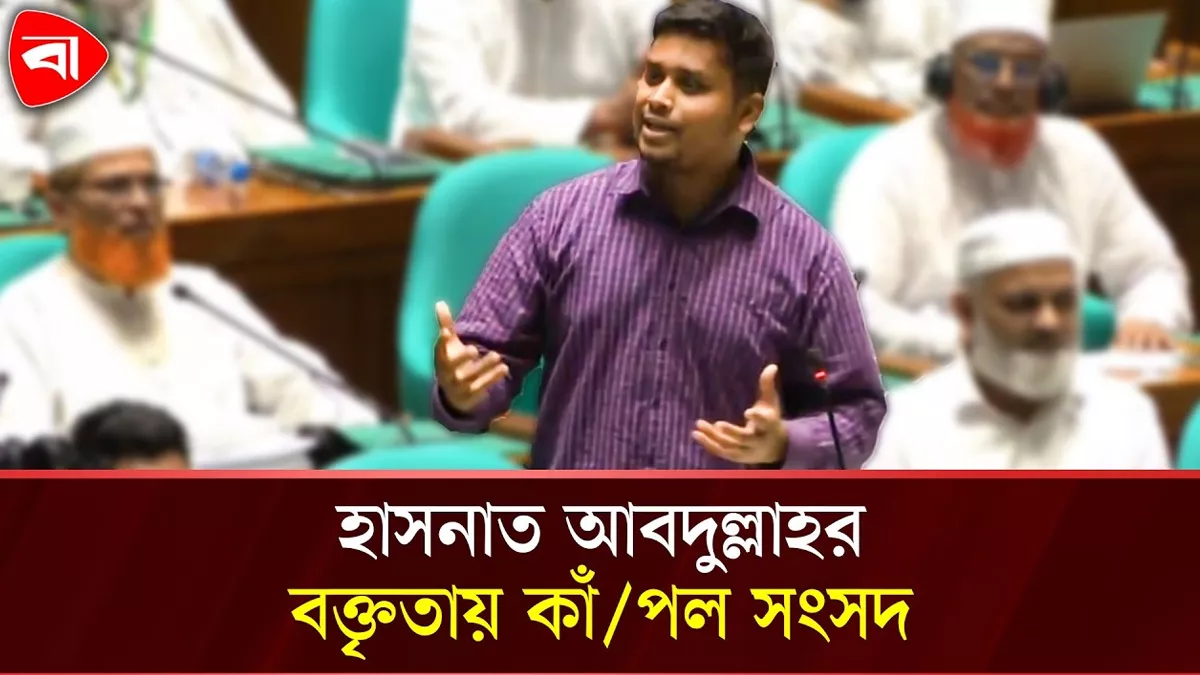 সংসদে জ্বালাময়ী বক্তব্য দিলেন হাসনাত আবদুল্লাহ