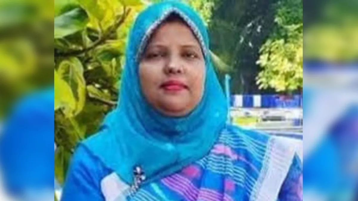 বগুড়া পৌরসভার সাবেক প্রশাসক রাজিয়া সুলতানা। প্রবা ফটো