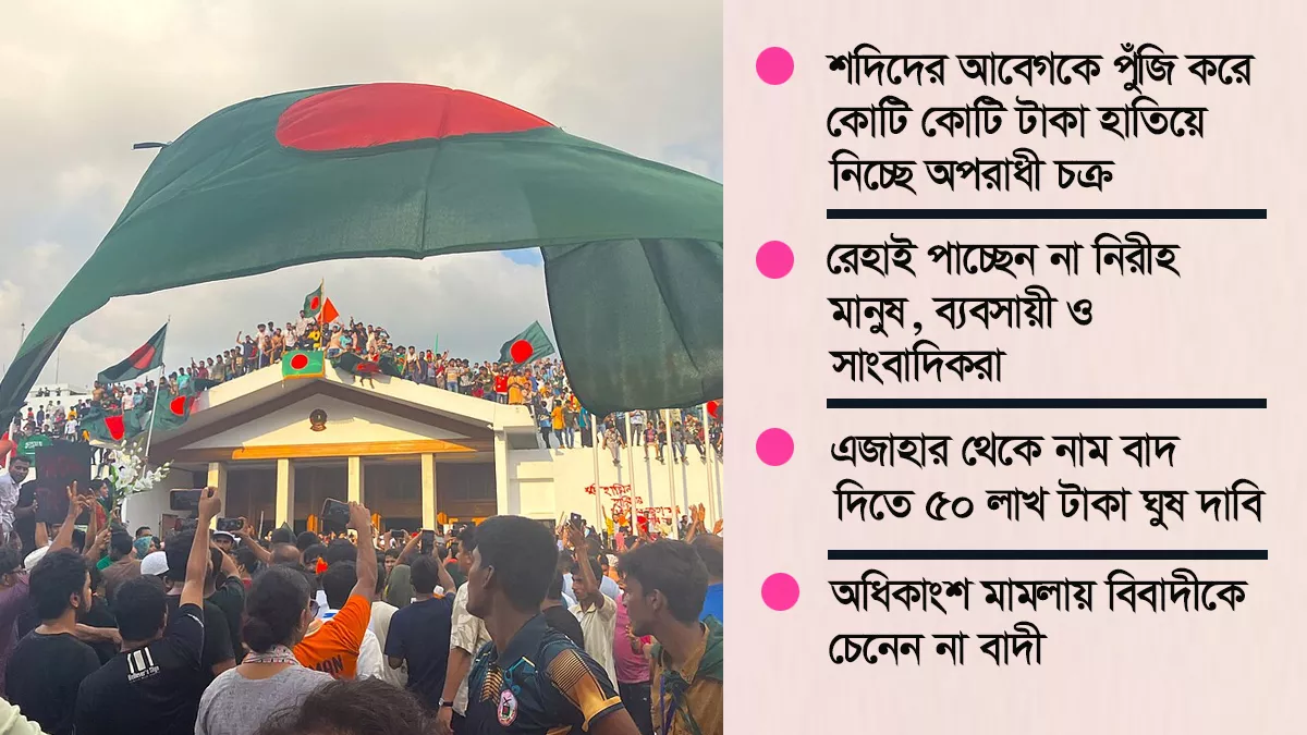 জুলাই গণঅভ্যুত্থান নিয়ে নির্মম ‘মামলা বাণিজ্য’