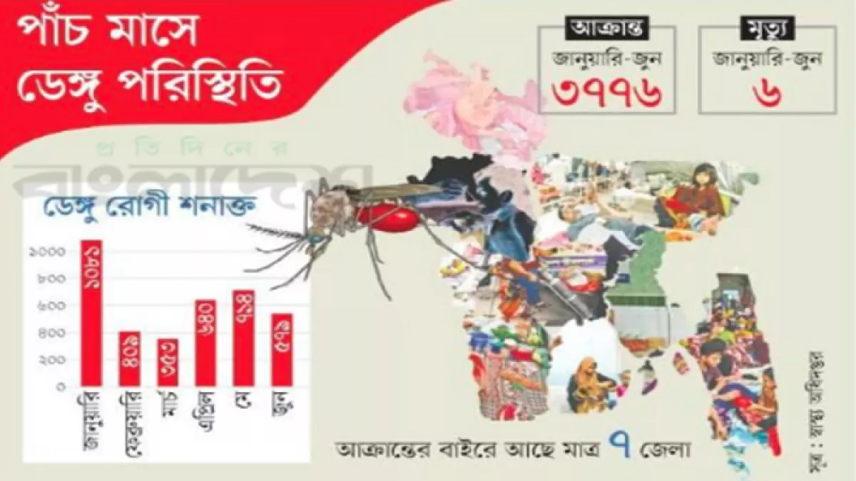 হামের প্রকোপে চোখ রাঙাচ্ছে ডেঙ্গুও