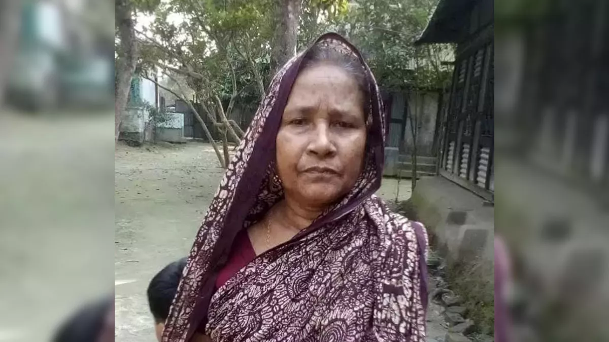 নিহত বৃদ্ধা ফাতেমা বেগম। ফাইল ছবি