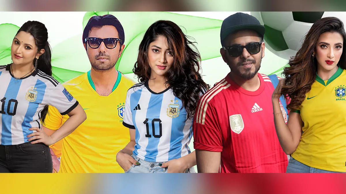 শোবিজে বিশ্বকাপের উন্মাদনা