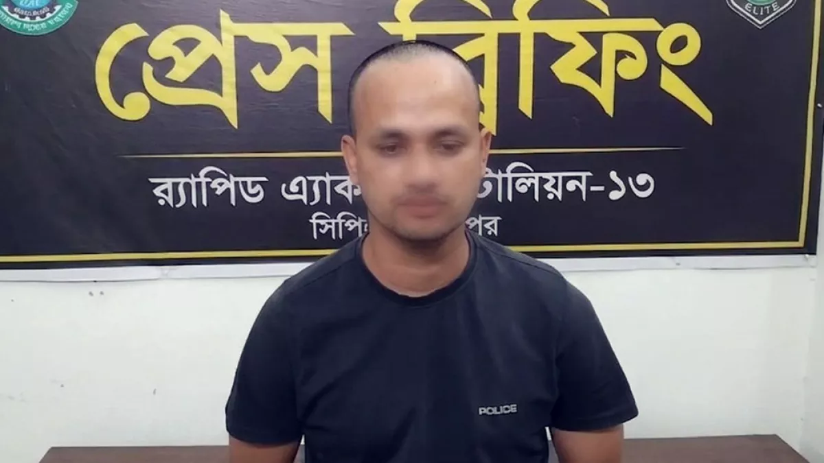 গৃহবধু ধর্ষণ মামলায় গ্রেপ্তার হাবিবুর রহমান। ছবি : প্রতিদিনের বাংলাদেশ