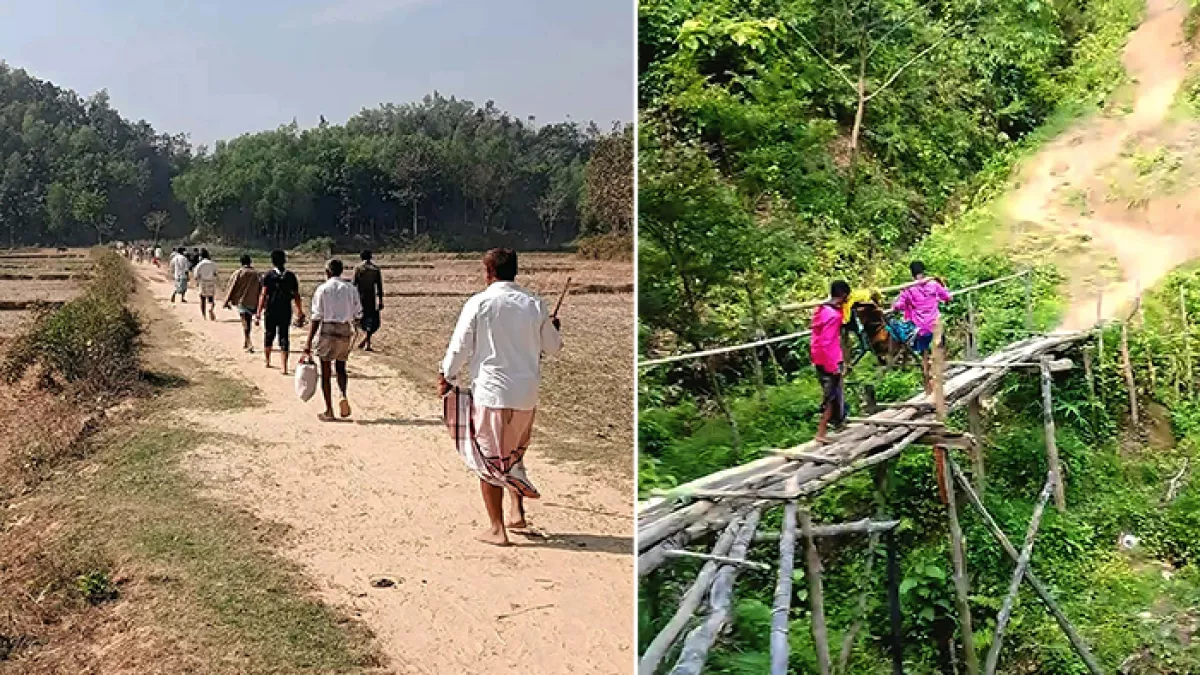 রামু উপজেলার জোয়ারিয়ানালা ইউনিয়নের বেংডেবা গ্রামটিতে নেই চলাচল উপযোগী পাকা সড়ক, প্রয়োজনীয় সেতু কিংবা বিদ্যুৎ সংযোগ। ফলে প্রতিদিনই চরম দুর্ভোগে স্থানীয় বাসিন্দারা। প্রবা ফটো