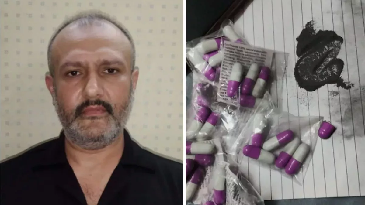 অভিযুক্ত ফয়্যাজ প্রেমজি ও বিষাক্ত ক্যাপসুল। কোলাজ: প্রতিদিনের বাংলাদেশ