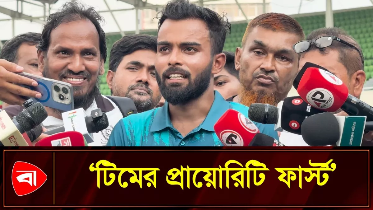 দলের প্রয়োজনে যেকোনো পজিশনে ব্যাটিংয়ে প্রস্তুত তাওহীদ রিদয়