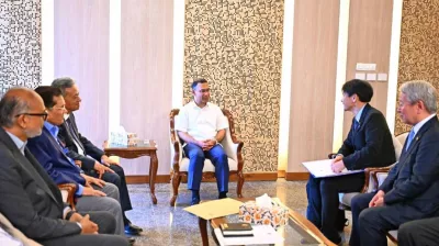 প্রধানমন্ত্রীর সঙ্গে জাপানি প্রতিনিধি দলের সৌজন্য সাক্ষাৎ