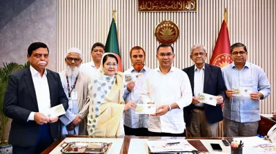 জাতীয় পল্লী উন্নয়ন দিবসে স্মারক ডাকটিকিট অবমুক্ত প্রধানমন্ত্রীর