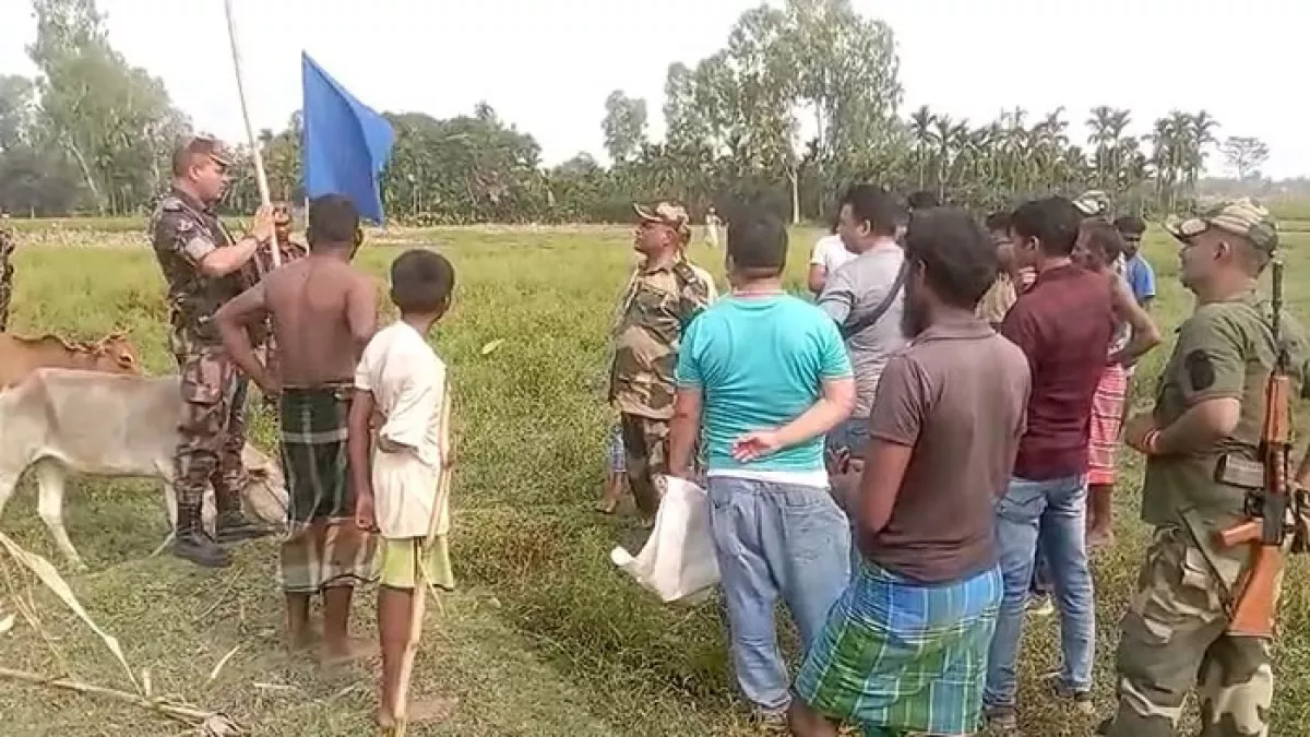 লালমনিরহাট সীমান্ত। ছবি: প্রতিদিনের বাংলাদেশ