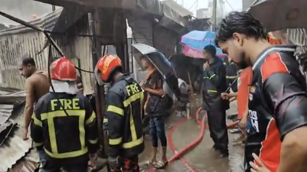 কাপাসিয়া বাজারে অগ্নিকাণ্ডে প্রায় কোটি টাকার ক্ষয়ক্ষতি হয়েছে। প্রবা ফটো