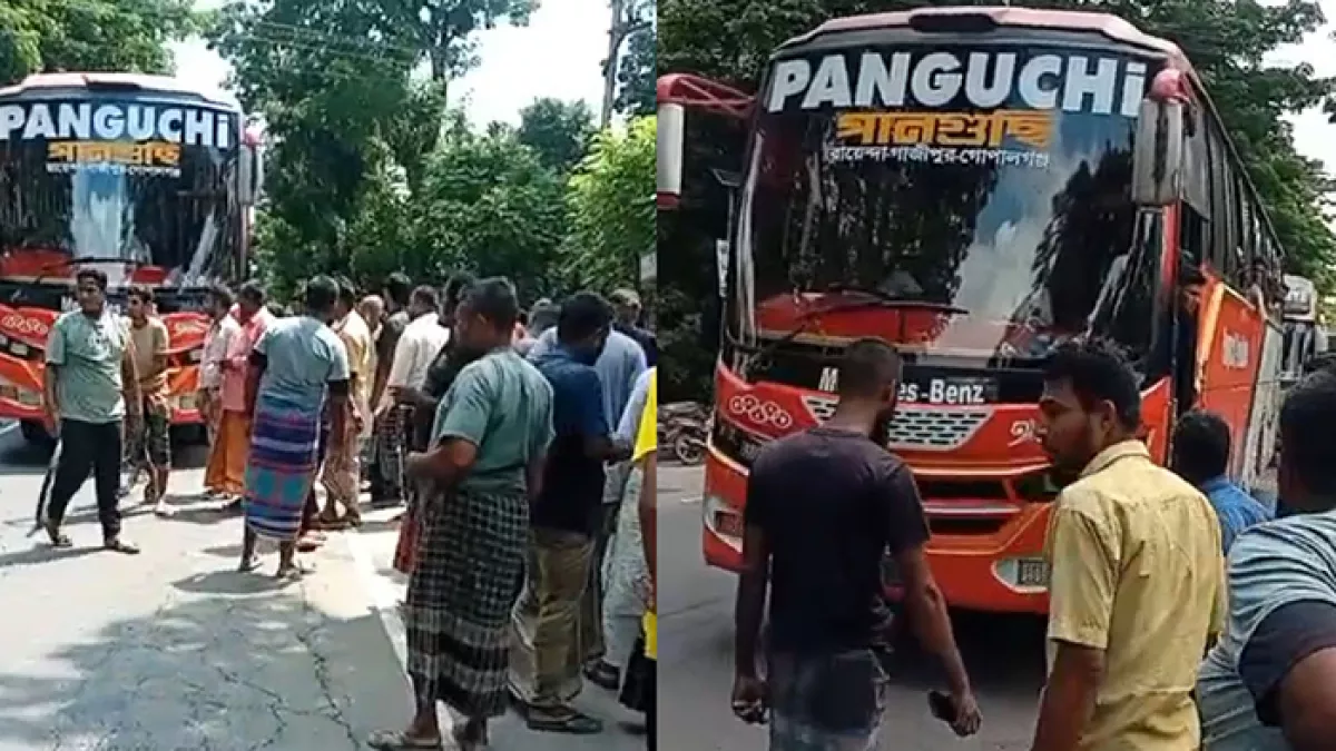 গোপালগঞ্জের কাশিয়ানীতে বাসের ধাক্কায় আলাউদ্দিন খান নামে এক যুবক নিহত হয়েছেন। প্রবা ফটো