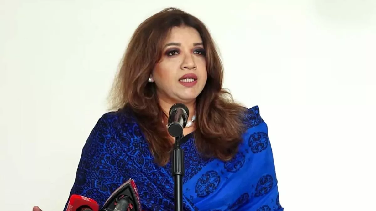 পররাষ্ট্র প্রতিমন্ত্রী শামা ওবায়েদ ইসলাম। ছবি: ইউএনবি